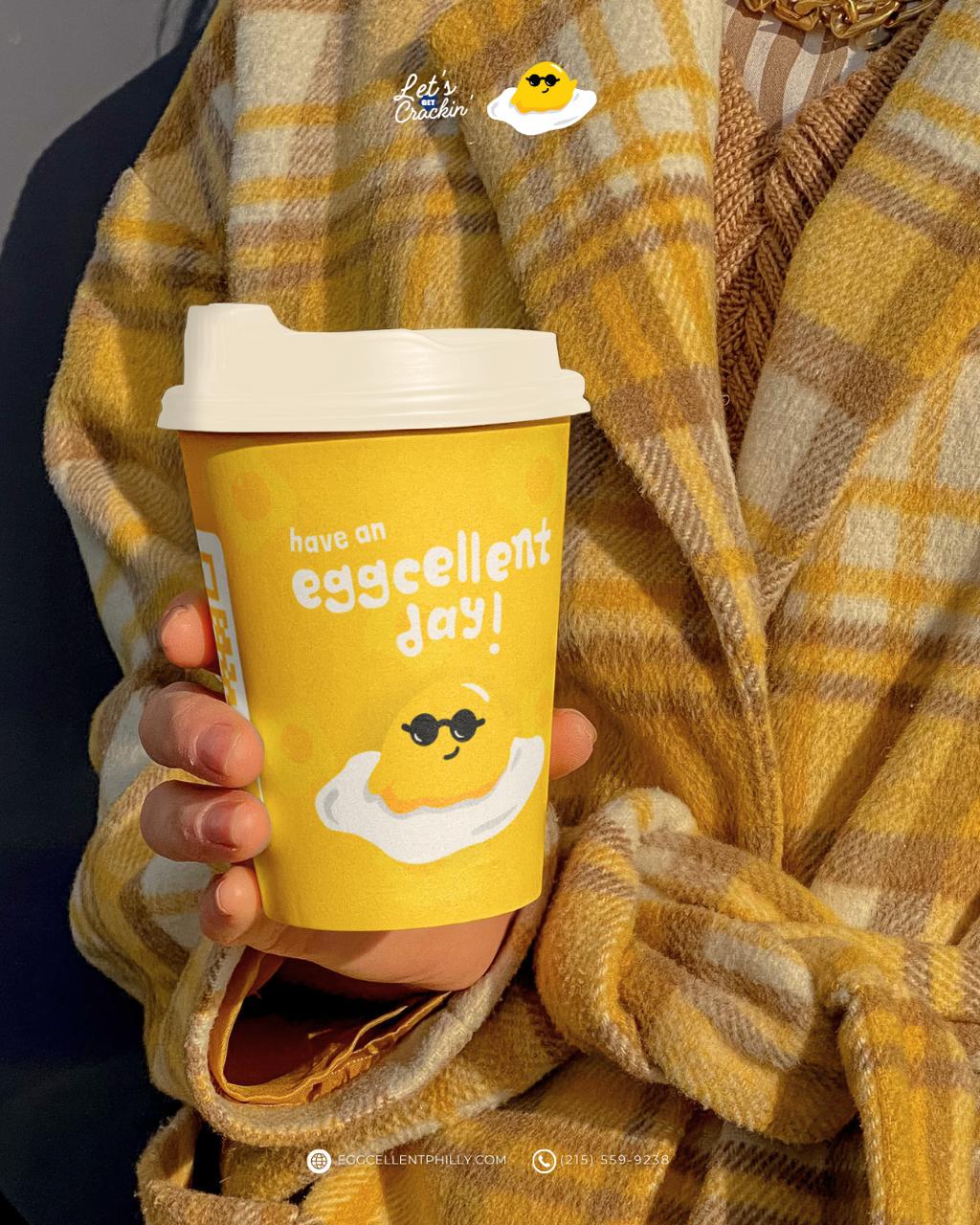 Have an eggcellent day! ☕ Start your morning right with our signature coffee ☀️...